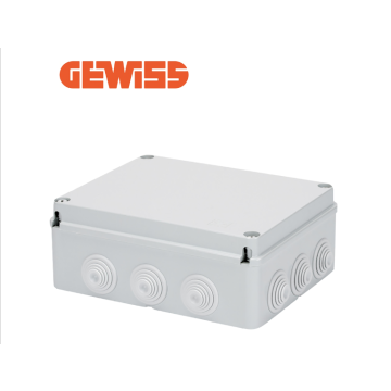 Scatola di derivazione con coperchio a vite, Gewiss, IP55, 240x190x90